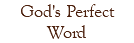 God's Perfect Word