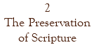 2 The Preservation of Scripture