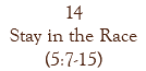 14 Stay in the Race (5:7-15)