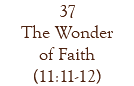 37 The Wonder of Faith (11:11-12)